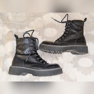 UNIONBAY Black Combat Boots